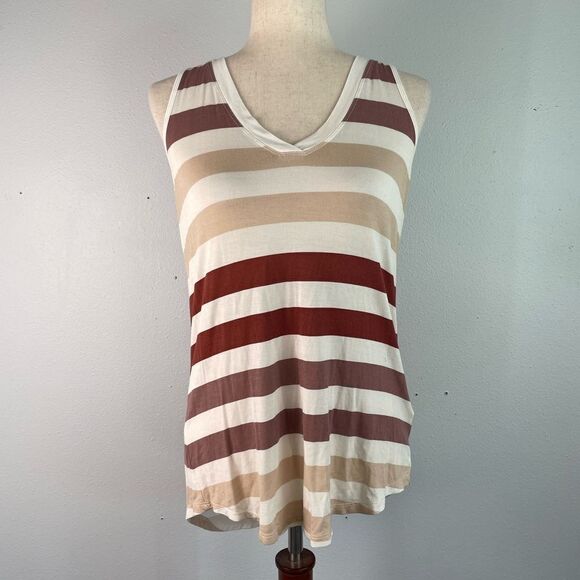 Maurices 24/7 Striped Sleeveless Top Size S EUC - Picture 1 of 6